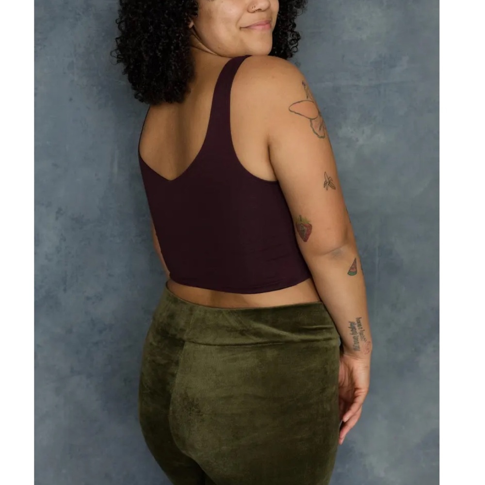 Vinyasa Women's Crop Top Two V-neck Tops